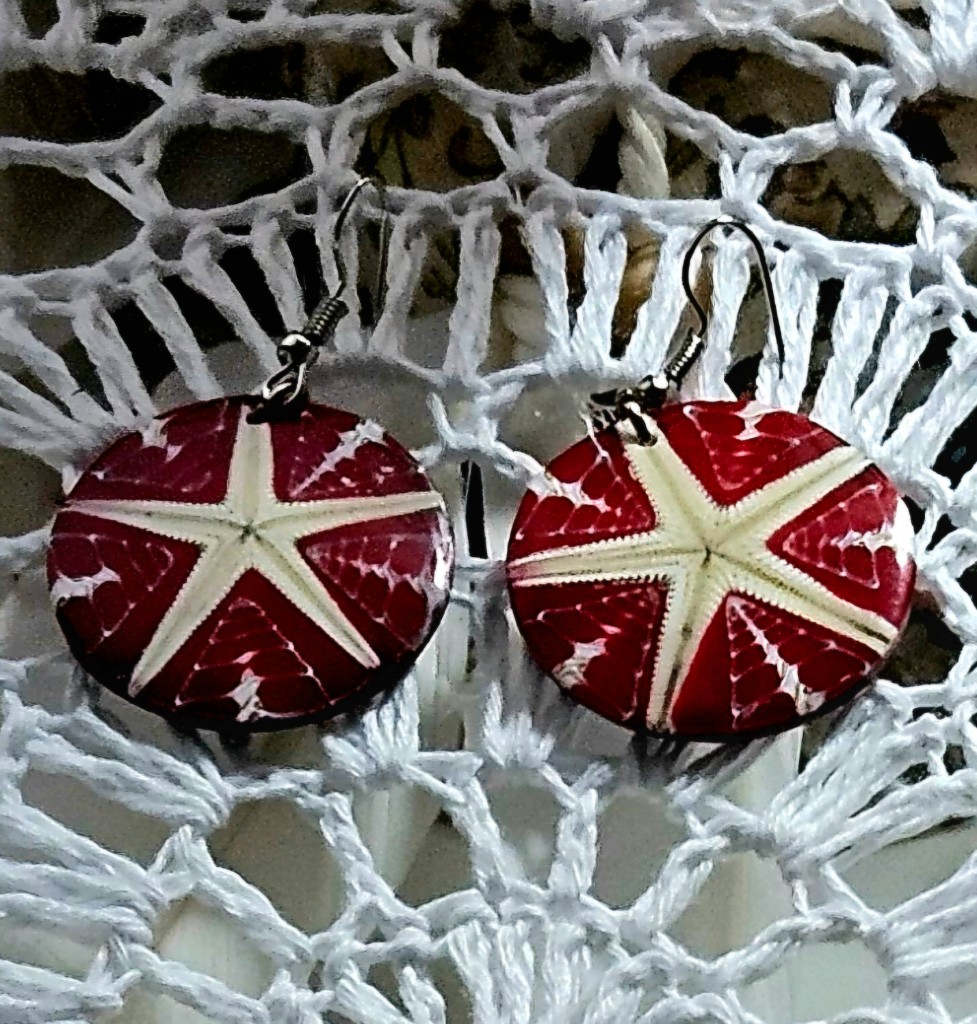 Pendientes Estrella Roja