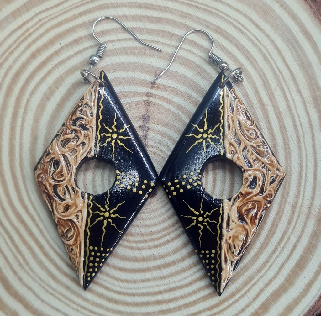 Pendientes Sol Tribal